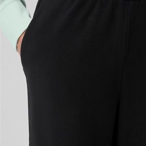 Eileen Fisher cropped cotton Pima cuffed pants